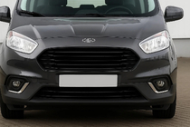 Ford Courier 2014-2023 Cubiertas para faros antiniebla (2018↗, 2 uds, acero inoxidable) foto 1