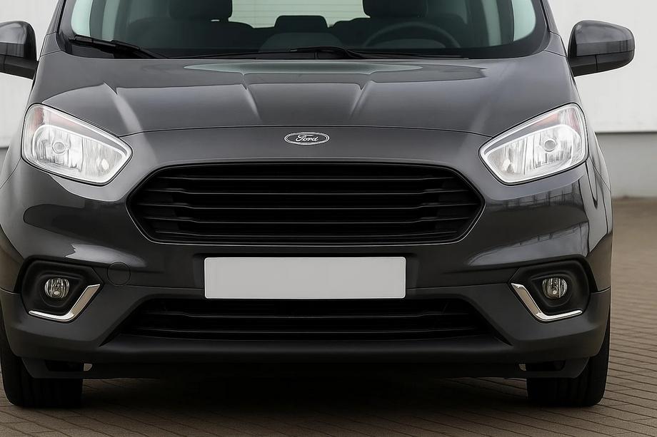 Ford Courier 2014-2023 Cubiertas para faros antiniebla (2018↗, 2 uds, acero inoxidable) Image