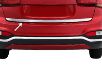 Hyundai I-20 2014-2020 Moldura de maletero 2018-2020 acero inoxidable foto 1