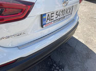 Nissan Qashqai 2014-2021 Protector de parachoques trasero OmsaLine (2017-2021, acero inoxidable) foto 1