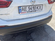 Nissan Qashqai 2014-2021 Protector de parachoques trasero OmsaLine (2017-2021, acero inoxidable) foto 2