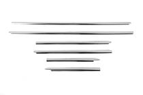 Nissan Micra K12 2003-2010 Molduras de Ventanas Acero Inoxidable (6 pcs) foto 3
