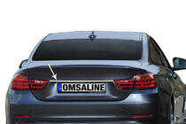 BMW 4 Series F32/F33/F36 2012-2020 Moldura de acero inoxidable sobre la matrícula foto 1