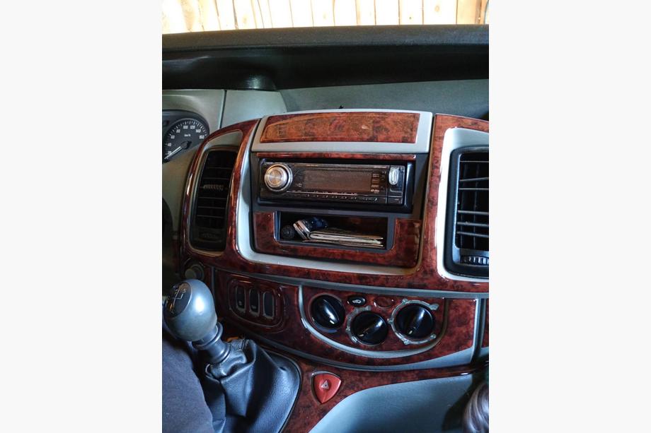 Nissan Primastar 2002-2014 Cubiertas de Panel de Salpicadero Negro Foto 9