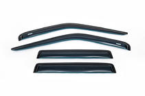 Nissan NP300 1999-2015 Deflectores de Ventana (4 uds, Niken) foto 2