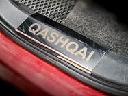 Nissan Qashqai 2007-2010 Cubiertas de estribos de plastico (4 uds, acero inoxidable) foto 3