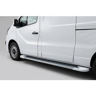 Estribos Laterales Allmond White (2 uds., Aluminio) Nissan NV300/Primastar 2016- foto 1