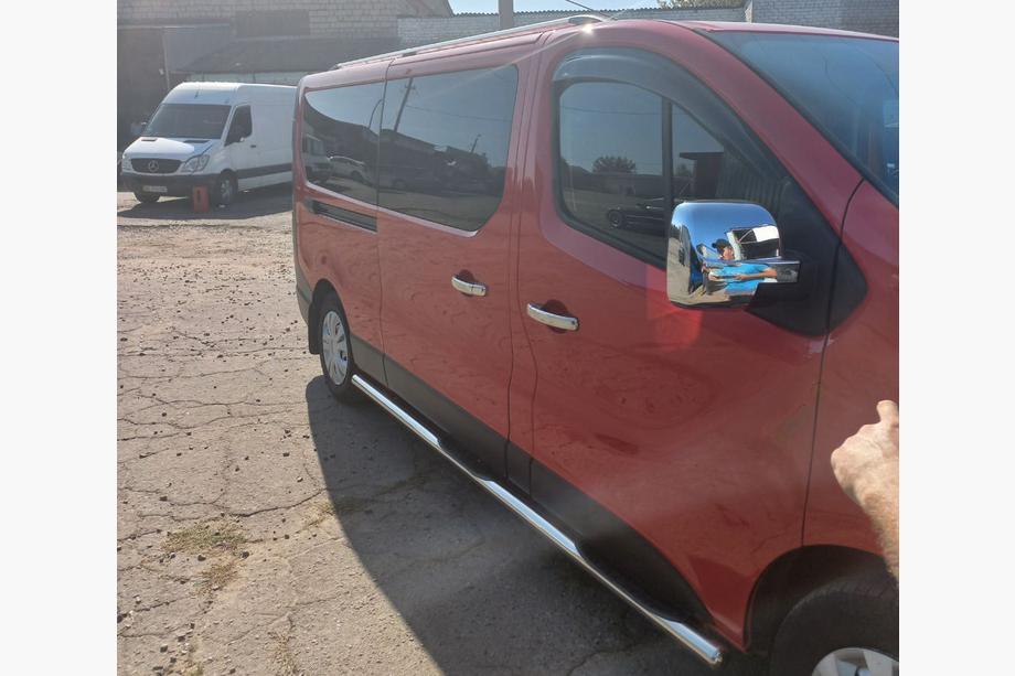 Nissan NV300/Primastar 2016- Tubos Laterales (2 uds., Acero Inoxidable) 70 mm, batalla larga Foto 2