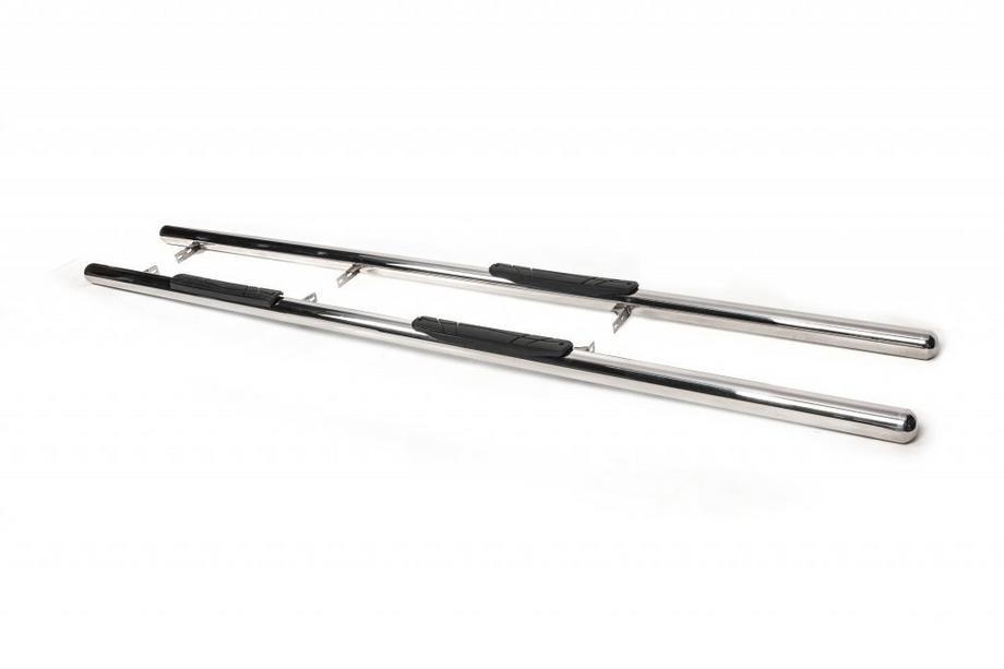 Nissan NV300/Primastar 2016- Tubos Laterales (2 uds., Acero Inoxidable) 70 mm, batalla larga Foto 3