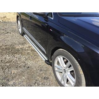 Estribos Laterales Maya V4 (2 uds., Aluminio) Audi Q7 2015–2026 foto 1