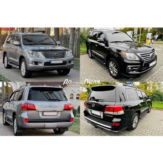 Kit de Carroceria Facelift Coche 2008-2012 a 2012-2016 F-Sport Lexus LX570/450d 2008-2022 foto 3
