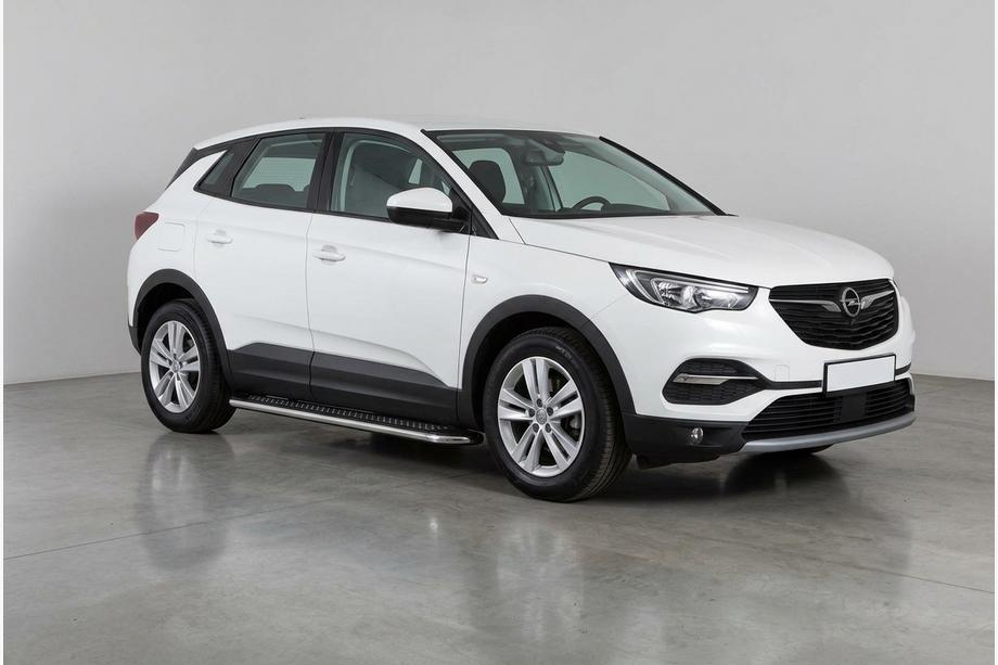 Opel Grandland X 2017- Estribos Laterales Maydos V2 (2 uds, Aluminio y Acero Inoxidable) Image