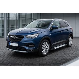 Estribos Laterales Allmond Grey (2 uds, Aluminio) Opel Grandland X 2017- foto 1