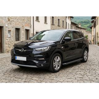 Estribos Laterales Allmond Black (2 uds, Aluminio) Opel Grandland X 2017- foto 1