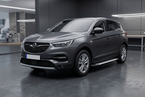 Opel Grandland X 2017- Estribos Line (2 uds, aluminio) foto 1