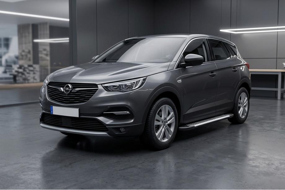 Opel Grandland X 2017- Estribos Line (2 uds, aluminio) Image
