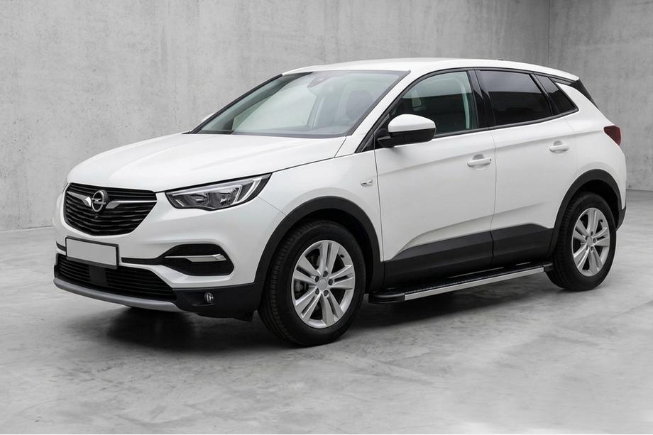 Opel Grandland X 2017- Estribos Laterales Maya V1 (2 uds., Aluminio) Image