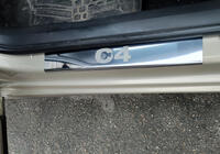 Citroen C-4 2004-2010 Protecciones de umbral Carmos acero inoxidable foto 1
