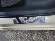Citroen C-4 2004-2010 Protecciones de umbral Carmos acero inoxidable foto 2