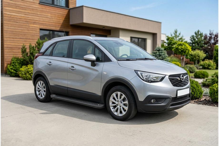 Opel Crossland X 2017-2024 Estribos Laterales Allmond Black (2 uds., Aluminio) Image