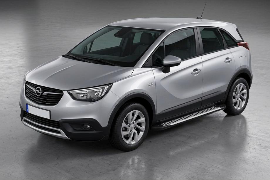 Opel Crossland X 2017-2024 Estribos Laterales Line (2 uds., Aluminio) Image