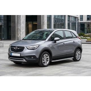 Estribos Laterales Maydos V1 (2 uds., Aluminio y Acero Inoxidable) Opel Crossland X 2017-2024 foto 1