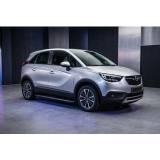 Estribos Laterales Bosphorus Black (2 uds., Aluminio) Opel Crossland X 2017-2024 foto 1