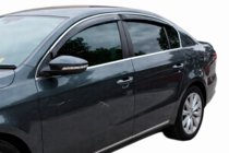 Volkswagen Passat B7 2012-2015 Deflectores de Ventana con Moldura Cromada SD (4 uds, EU, HIC) foto 10