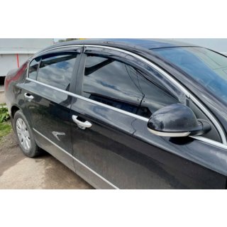Deflectores de Ventana con Moldura Cromada SD (4 uds, EU, HIC) foto 1
