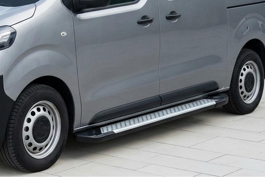 Citroen Jumpy/Dispatch 2017- Estribos Laterales Allmond Grey (2 uds, Acero Inoxidable) Image