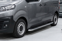 Peugeot Expert 2017- Estribos Laterales Maydos V1 (2 uds., Aluminio y Acero Inoxidable) foto 1