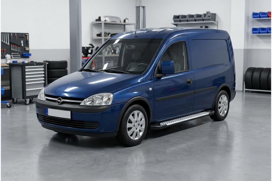 Opel Combo 2002–2012 Estribos Laterales Allmond Grey (2 uds., Aluminio) Image