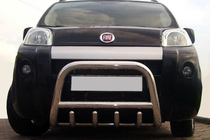 Peugeot Bipper 2008-2017 Defensa Delantera QT006 (Acero Inoxidable) foto 1