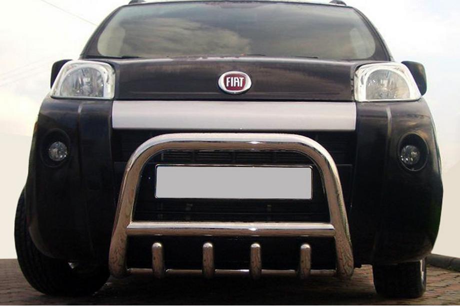 Peugeot Bipper 2008-2017 Defensa Delantera QT006 (Acero Inoxidable) Image
