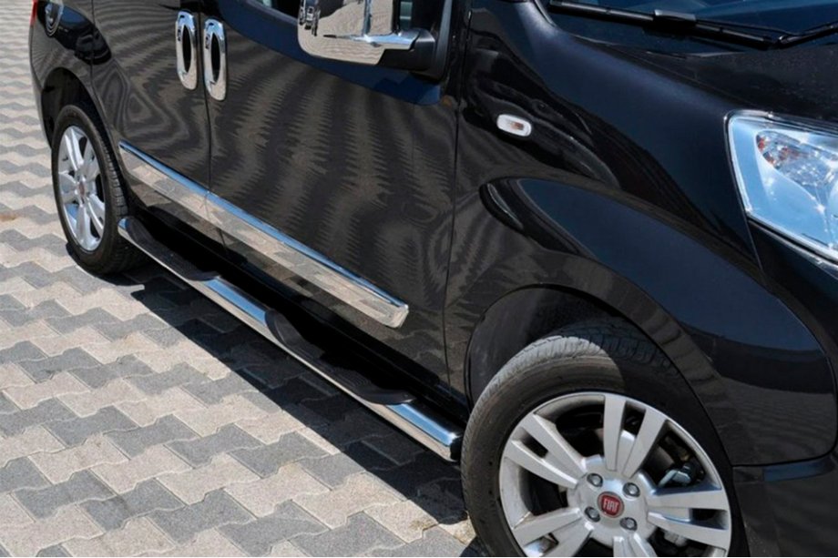 Peugeot Bipper 2008-2017 Barras Laterales (2 uds., Acero Inoxidable) Image