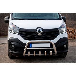 Defensa Delantera WT003-4 (Acero Inoxidable) Renault Trafic 2015- foto 1