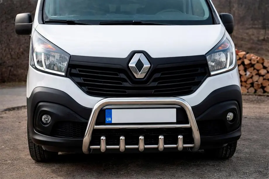 Renault Trafic 2015- Defensa Delantera WT003-4 (Acero Inoxidable) Image