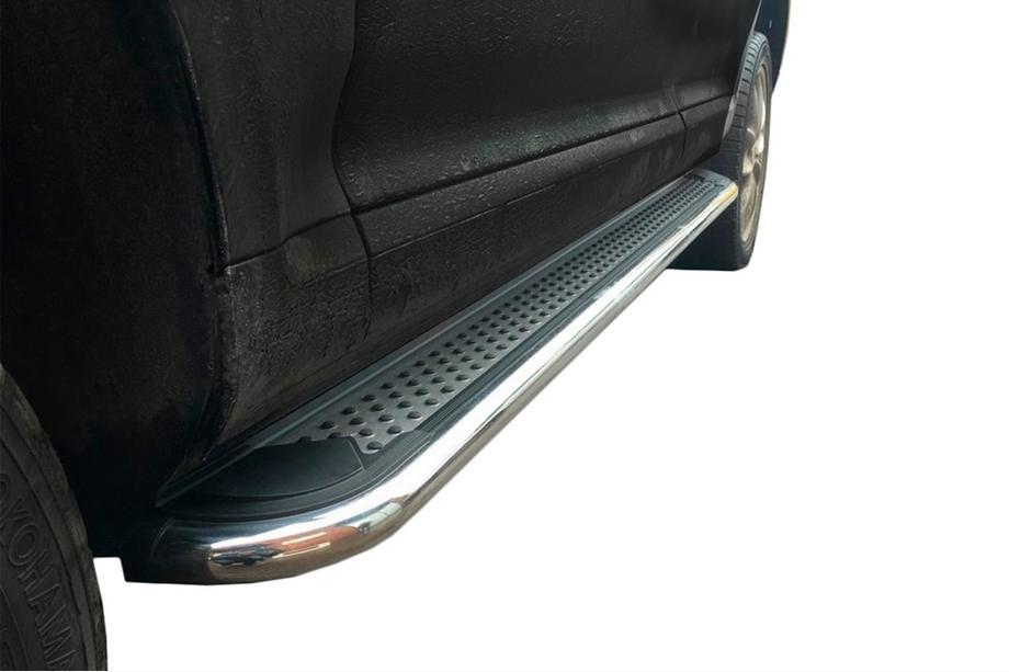 Ford Ranger 2011–2022 Estribos Laterales Maydos V2 (2 uds., Aluminio y Acero Inoxidable) Image
