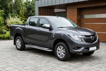 Mazda BT-50 2012- Estribos Laterales Maydos V2 (2 uds., Aluminio y Acero Inoxidable) foto 1