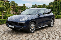 Porsche Cayenne 2010-2017 Estribos Laterales Maydos V2 (2 uds., Aluminio y Acero Inoxidable) foto 1