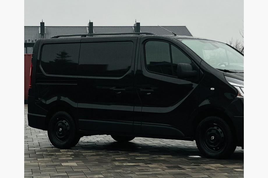Fiat Talento 2016- Barras de Techo Negras Base larga, pies de plástico Foto 2