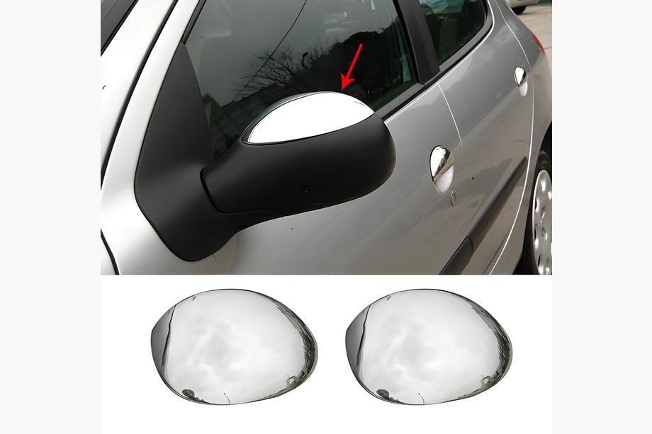 Citroen Xsara Picasso 1999-2012 Cubiertas de Espejos (2 uds, Acero Inoxidable) Foto 2