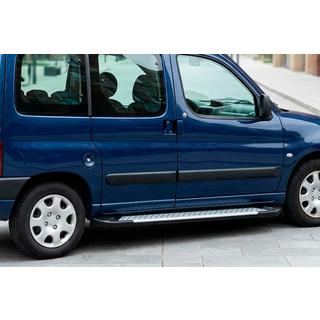 Estribos Laterales Allmond Grey (2 uds., Aluminio) Peugeot Partner 1996-2008 foto 1