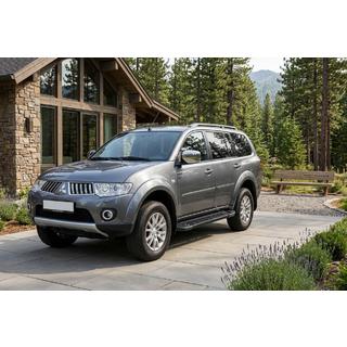 Estribos Laterales RedLine Black (2 uds., Aluminio) Mitsubishi Pajero Sport 2008-2015 foto 1