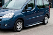Peugeot Partner Tepee 2008-2018 Estribos Laterales Allmond Grey (2 uds., Aluminio) foto 1