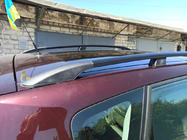 Renault Scenic/Grand 2003-2009 Barras de Techo Negras (2 uds) Batalla Larga (Grande) foto 5