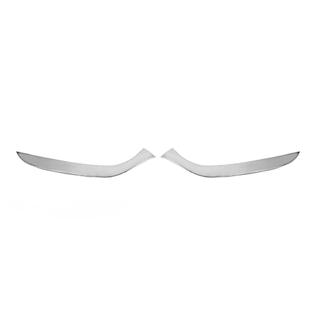 Cubiertas cromadas para faros delanteros (2 uds, acero inoxidable) Renault Clio IV 2012-2019 foto 2