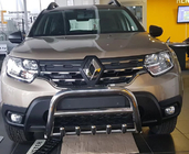 Renault Duster 2018-2024 Defensa delantera sin logotipo WT003 (acero inoxidable) foto 14