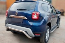 Dacia Duster 2018-2024 Protector Trasero AK007 (Acero Inoxidable) foto 1