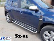 Dacia Duster 2018-2024 Estribos Laterales Premium (2 uds., Acero Inoxidable) foto 3